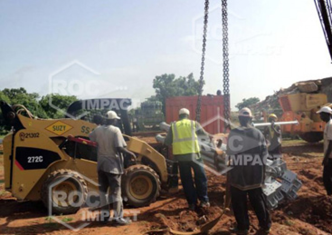 Una trituración y molienda nuevo en Burkina Faso