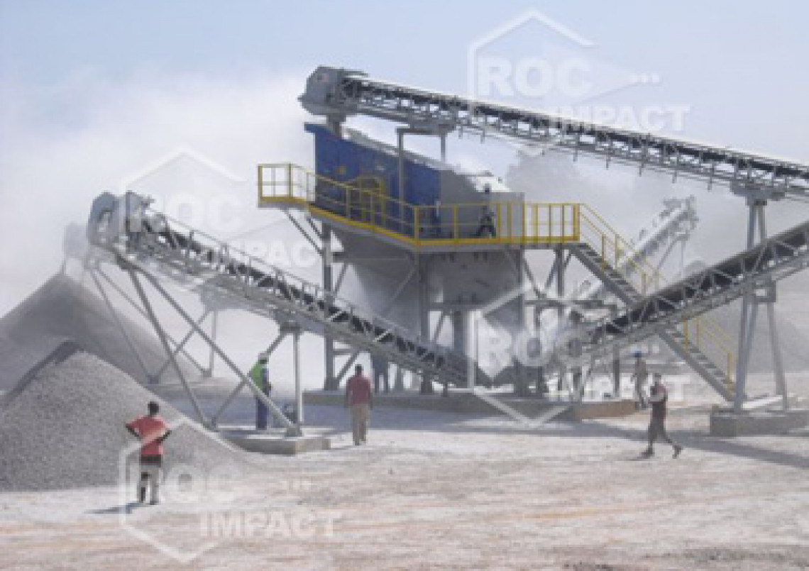 Nueva instalación de trituración y cribado para la CONAKI de Guinea