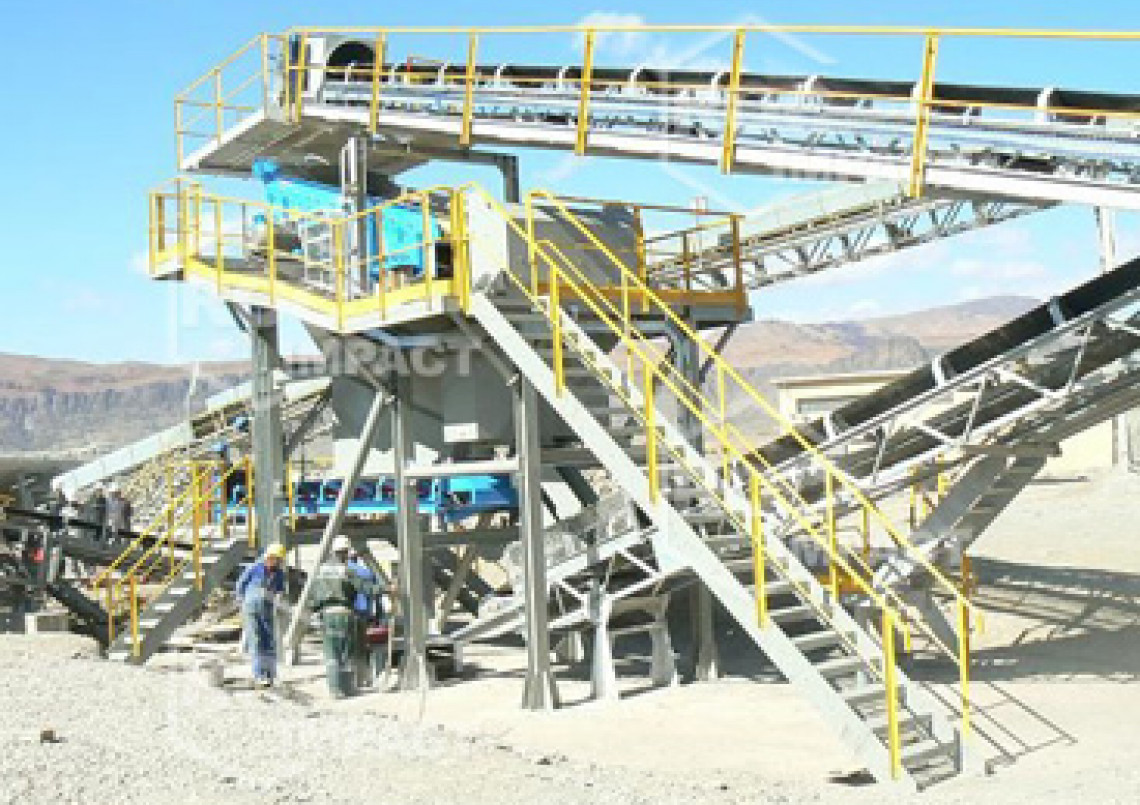 Instalación de chancado y cribado en mina de oro AKKA GOLD MINING Marrueco