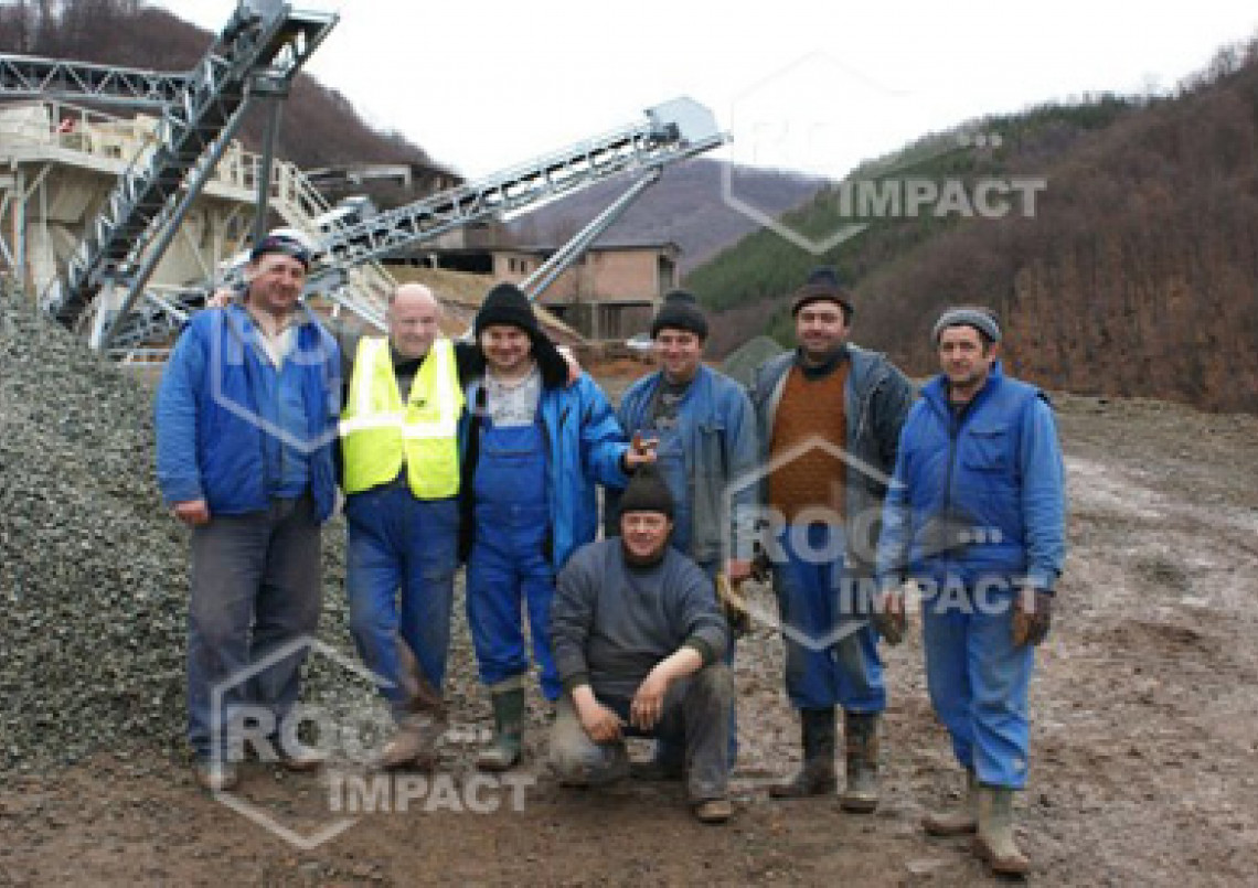 Inicio de la planta de trituración en Rumanía