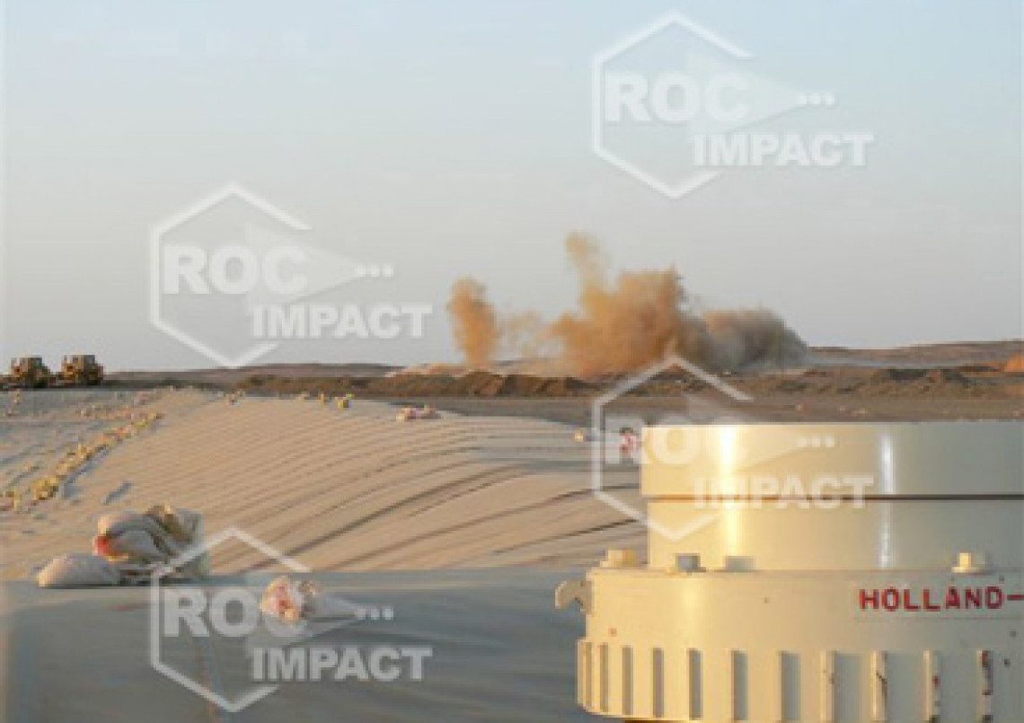 Instalación estación de chancado en mina de oro en Argelia