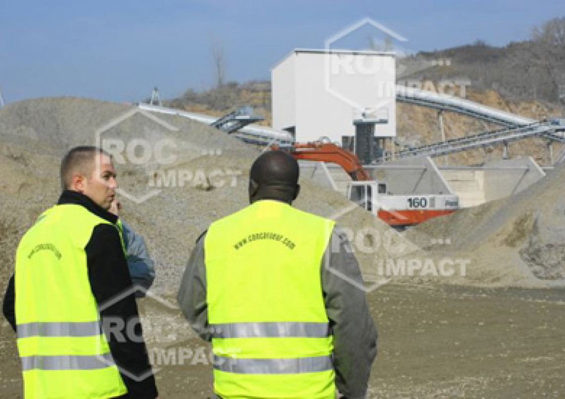 Nueva unidad de trituración R.C.A (República centra África) ROC IMPACT