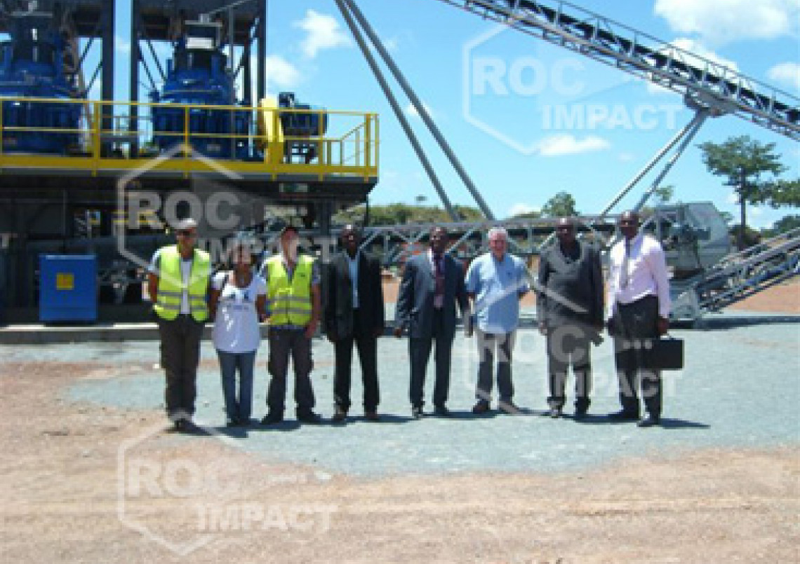 Nueva unidad de trituración R.C.A (República centra África) ROC IMPACT