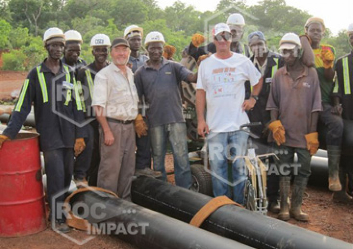 Abastecimiento de cintas transportadoras para la mina de oro en Mali (sistema de cintas ROC BELT)