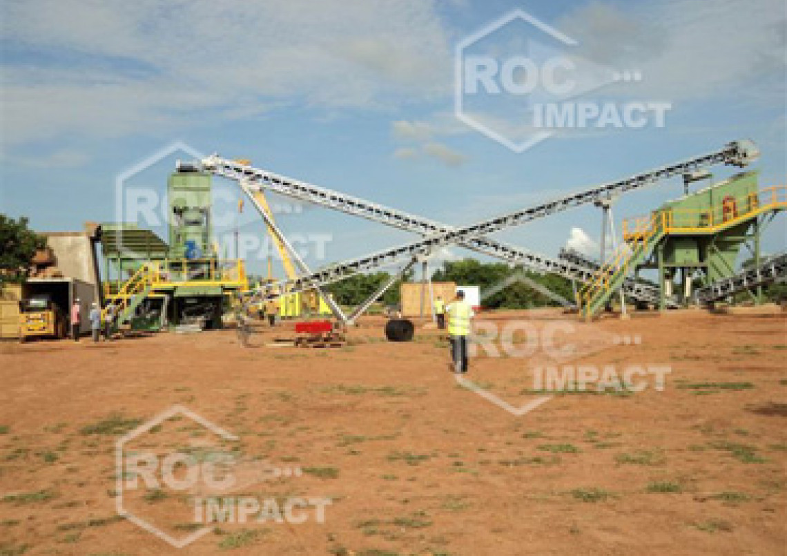 Una trituración y molienda nuevo en Burkina Faso