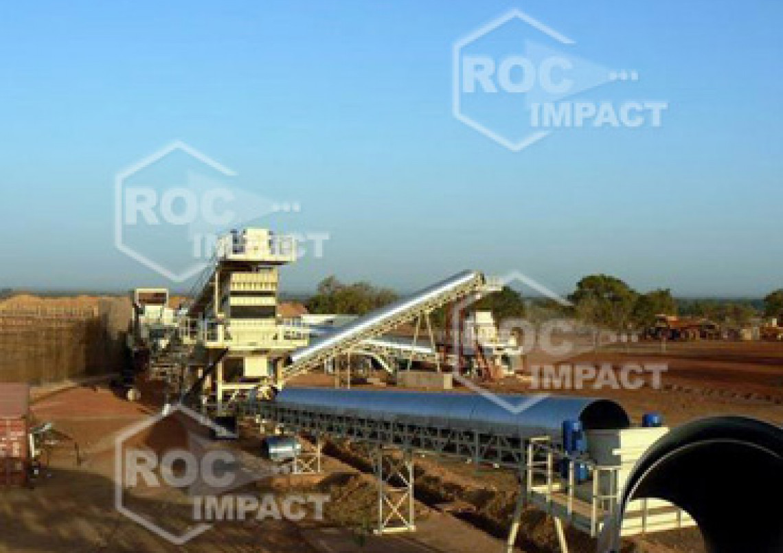 Instalación chancadora – Mina de oro en Burkina Faso SEMAFO MANA GOLD MINING