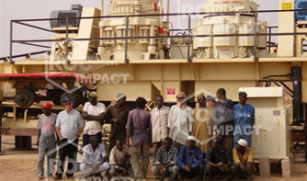 Instalación chancadora para Construcción de rutas y ciudades entre Agadez Djadjeri y Zinder
