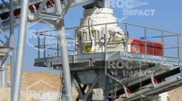 Instalación Trituradora de Conos para una Cantera